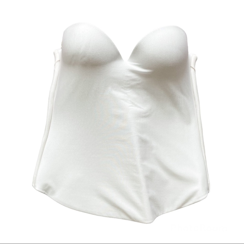 David's Bridal White Push Up Corset Size 36B